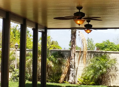 open patio covers and awning installation service california