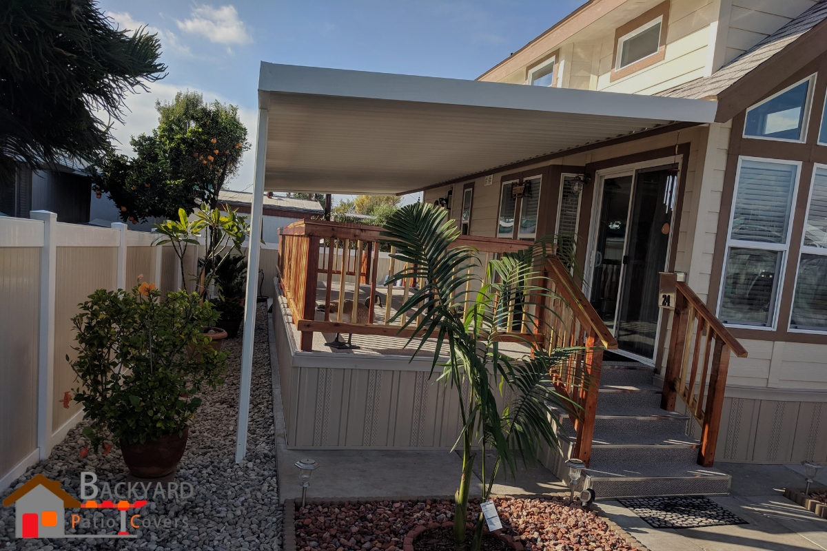 Backyard Open patio covers Installation in California