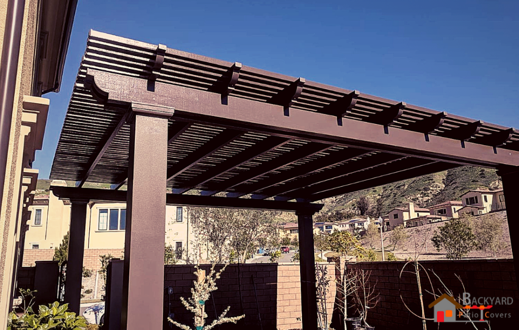 luxury aluminum louvered patio covers in california usa