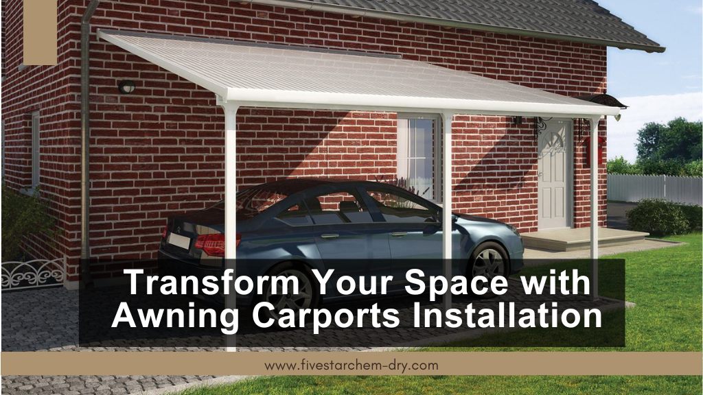 Transform Your Space with Awning Carports Installation in Tustin